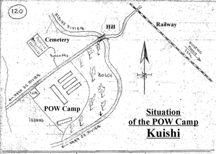 Plan obozu Kuishi.