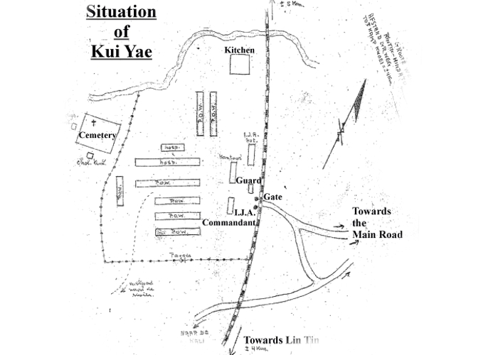 Mapa obozu Kui Yae.