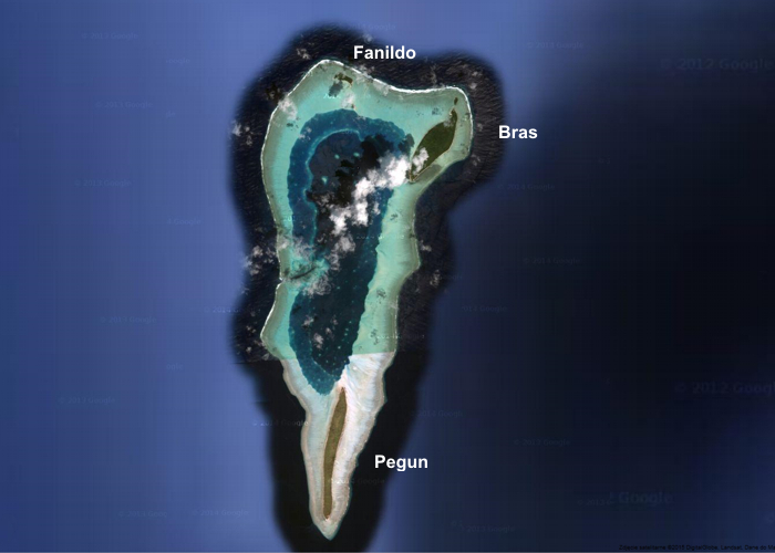 Wyspa Pegun, Bras i Fanildo.
