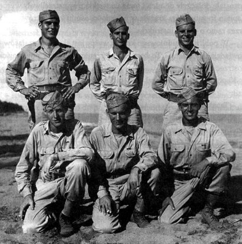 Grupy Sunmera po akcji na wyspie Pegun. 1 stycznia 1945 roku.