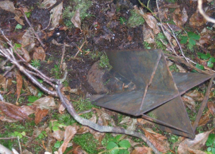 Bomba pochodząca z balonu Fu-Go odnaleziona 10 października 2014 roku niedaleko miejscowości Lumby w Kolumbi Brytyjskiej.